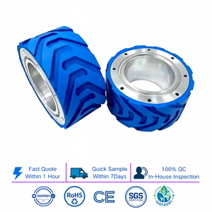 Rodillos de Goma de Silicona PU Resistentes al Desgaste y de Alta Resistencia, Ruedas para Robots Caminantes y Carritos DIY - Product Image 1