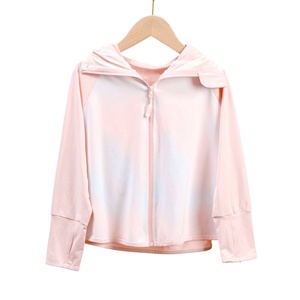 Ropa de Protección Solar de Seda de Hielo Personalizada para Niños, Ropa de Verano Delgada y Transpirable con Capucha, Protección Solar Anti-ultravioleta - Product Image 2