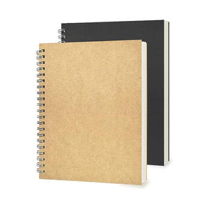 A6 A5 A4 A3 Size Kraft Paper Spiral Notebook with <b>Cardboard</b> Cover Custom Logo High Quality Easy Writing - Product Image 2