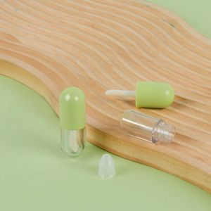 Mini Tubo de Brillo Labial Transparente de 2 ml, Envase de Plástico Vacío, Impresión Offset, Boca Roja Personalizada, Mascarilla Facial Labial - Product Image 3