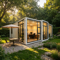 Maison préfabriquée compacte 2, 3 ou 4 chambres, maison modulaire préfabriquée 20ft 40ft, maisons préfabriquées, maison conteneur extensible