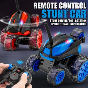 Flytec Y12 2.4G 5 Wheel <b>Remote</b> <b>Control</b> 3-Channel 360 Degree Drift <b>Off</b>-<b>Road</b> Stunt <b>Car</b> for Ages 14+ Indoor-Outdoor Ready-to-Go - Product Image 5