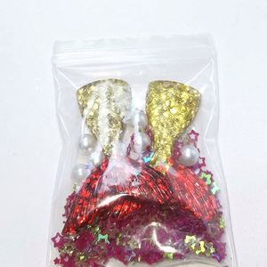 Colorful Glitter Cute Charms Small Bead Shells Educational DIY Plastic Clay Resin Mermaid <b>Slime</b> Accessories Toysrunner - Product Image 3