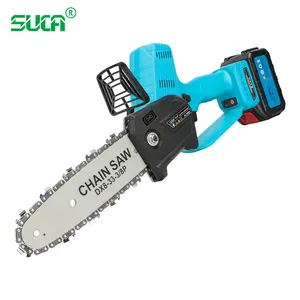 Chainsaws DIY Chain Saw Home Garden Supplies Tools Lithium Battery Mini Cordless Portable Electric Chainsaw Plastic Box CE 400W