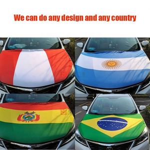 Housse de capot élastique mexicaine pour décoration extérieure de voiture 2024, ne se décolore pas, drapeau du Mexique, style fanion de mât en fibre de verre - Product Image 5