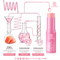 Baume multi-usages PDRN Pink Collagen Volume 5% Volufiline Stick, combleur des rides nasogéniennes, raffermissant du visage, anti-rides avec ADN de saumon