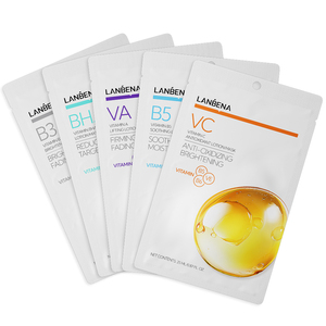Masques visage coréens LANBENA VITAMIN C, soins de la peau pour femmes - Product Image 2
