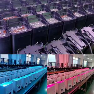 Baiyi Uplights Pin Không Dây 6x18W Rgbwauv <span class=keywords><strong>LED</strong></span> Par Ánh Sáng Sân Khấu Pin <span class=keywords><strong>Uplight</strong></span> Không Dây <span class=keywords><strong>Uplight</strong></span> Cho DJ Đám Cưới - Product Image 5