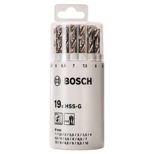 BOSCH - 2607018361 Jeu de forets à métaux HSS-G, DIN 338, 135 ° en tube plastique (19 pièces) -Ensembles de forets EAN 3165140061179 - Product Image 1