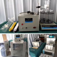 Réacteur photocatalytique en verre de quartz à double couche avec système de pénétration UV, moteur 220V et contrôle numérique pour usage en laboratoire