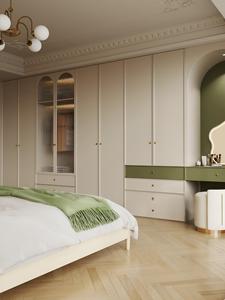 High-End Romântico Estilo Francês Quarto Móveis Guarda-Roupa Pintura <span class=keywords><strong>A</strong></span> Água com Maquiagem Quarto Set - Product Image 5