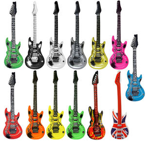 Hot bán bán buôn 55cm PVC <span class=keywords><strong>Inflatable</strong></span> guitar đồ chơi nhạc cụ cho trẻ em - Product Image 3