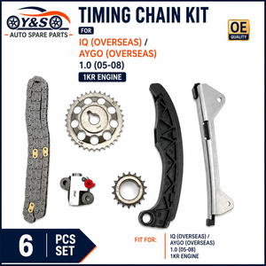 Nuevo Kit de Cadena de Distribución de Acero Aleado de 6 Piezas para IQ <span class=keywords><strong>Aygo</strong></span>, Vitz, Passo, Peugeot 107, Citroën C1 1.0L 1KR 12V DOHC L3 2005-2008 OE - Product Image 1