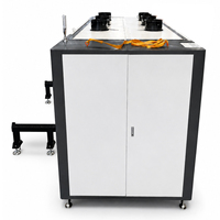 Machine de découpe laser à fibre CNC haute puissance sur rail avec enceinte de protection mobile pour la découpe de métaux épais