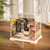 Offre Spéciale : Kit de Bricolage Maison de Poupée Miniature 3D avec Lumières LED – Puzzle Créatif pour Adultes – Cadeau Idéal – MOQ 1 – Livraison Directe