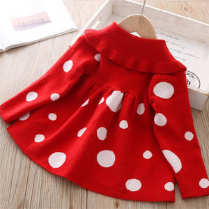 Nuevo Vestido de Suéter Tejido Premium para Invierno, Estilo Coreano, Color Rojo, de Fabricante Chino - Product Image 3