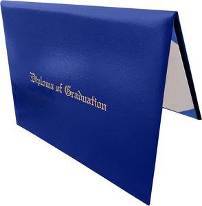 Couverture de certificat lisse 8,5*11 avec logo personnalisé en feuille d'or gaufrée avec diplôme pour la remise des diplômes - Product Image 2