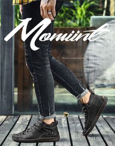 Zapatos de Cuero Personalizados de Moda para Hombre 2022, Zapatos Casuales de Moda, Zapatos de Talla Grande para Hombre - Product Image 5