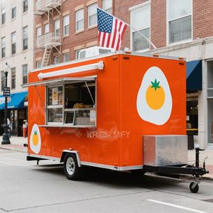 Camión de Comida Multifuncional Personalizado 2025 con Remolque, Equipamiento para Hornear, Carrito de Pizza y Hamburguesas - Product Image 4