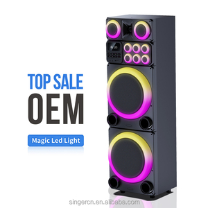 Système de sonorisation pour basse <span class=keywords><strong>en</strong></span> bois GD-1510 200W, moniteur de scène actif professionnel avec deux microphones sans fil - Product Image 2