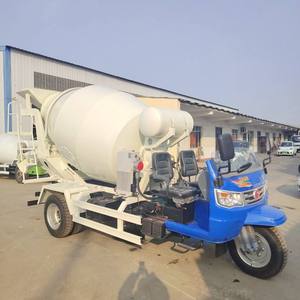 Efficient and Affordable <strong>Heavy</strong>-duty Five Wheel Mixing Tank, Mobile Cncrete <strong>Mixer</strong> <strong>Truck</strong> with 2-3 square Small Mixing Tanks - Product Image 1