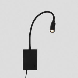 2W Schwanenhals-Lese lampe C/w USB-Anschluss für Innenwand-LED-Leuchten für Innenwand leuchten - Product Image 3