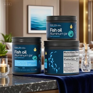 EcoArmor Custom Jar | BarrierGuard Fish Oil Can | OxygenLock Pharma Tin | SustainaJar Eco Pack | BrandShield Alu <b>Bottle</b> - Product Image 2