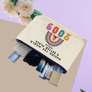 Regalo de 17 Años para Chicas - Bolsa de Viaje para <span class=keywords><strong>Maquillaje</strong></span> y Cosméticos, Material de Toalla, Estilo Moderno y Divertido - Product Image 3