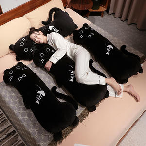 80/100/120cm Weiches & Komfortables Gefülltes Katzenförmiges Tierkissen Individuelles Charakter-Plüschkissen - Product Image 6