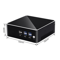 Mini PC ZOOMWIN N5095, 2.90GHz Turbo Quad Core, Pantalla 4K HD, Bajo Consumo, LAN 1000M, Win11/10 Linux, 8 Puertos USB, Computadora de Escritorio Económica