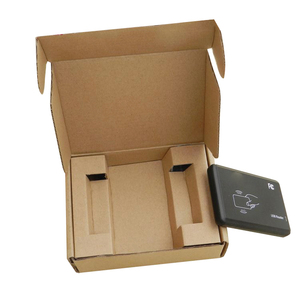 Faltbares elektronisches Produkt <span class=keywords><strong>TPlink</strong></span>/Smartcard-Leser Verpackung e Flöte braun Versand karton - Product Image 4