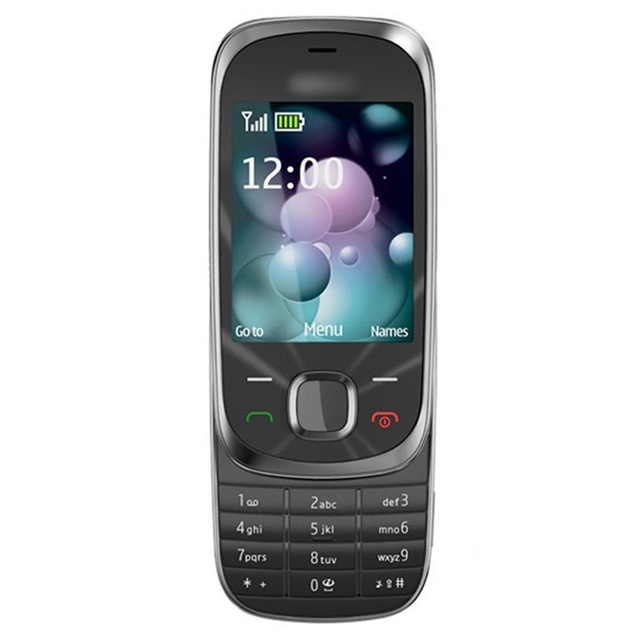 Wholesale NK 7230 3G Slide Slider Feature Phone Unlocked 2.4Inch 860mAh BT FM Vintage Classic Cheap Mobile Cellphone Low Budget