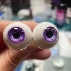 Artista artesanal feito à mão de alta qualidade óculos para bjd boneca, colorido, design personalizado, inferior, inquérito, olhos para boneca, brinquedos