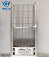 Großer Hundezwinger Umweltfreundlicher Galvalume-Hundezwinger Robuster Edelstahl Extra Großer Outdoor-Hundekäfig für Hundepensionen
