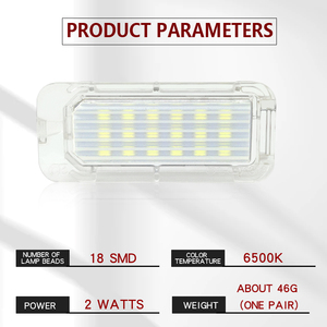 ตัวตกแต่งใหม่ <span class=keywords><strong>MK2</strong></span> Fiesta MK3 Mondeo MK6 <span class=keywords><strong>S</strong></span>-Max MK4โคมไฟป้ายทะเบียน LED แบบใหม่สำหรับ Ford <span class=keywords><strong>Focus</strong></span> MK1 Hatchback - Product Image 3