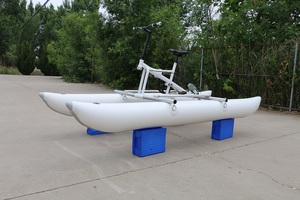 Vélo aquatique à pédales pour adultes, tricycle aquatique à grandes roues, en matériau gonflable, à vendre - Product Image 2