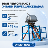 Radar de Matriz de Fase Activada (AESA) de Banda X con Rango de Detección de 15 km, Alta Resistencia a la Interferencia, para Monitoreo de Drones a Baja Altitud en 3D