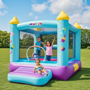 Nouveau design château de rebond gonflable Combo parc de trampoline filet de sécurité pour équipement de terrain de jeu de maternelle - Product Image 5