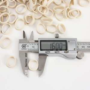 Vente en gros Fabricant personnalisé Excellente qualité Élastique durable Large épaisseur 16mm Élastiques blancs en <span class=keywords><strong>caoutchouc</strong></span> naturel - Product Image 4