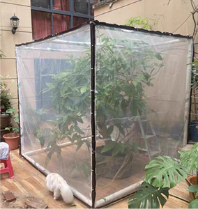 Bâches résistantes imperméables en vinyle transparent avec œillets, bâche en <span class=keywords><strong>plastique</strong></span> <span class=keywords><strong>pour</strong></span> <span class=keywords><strong>serre</strong></span>, bâche en poly transparente <span class=keywords><strong>pour</strong></span> <span class=keywords><strong>jardin</strong></span> - Product Image 3