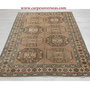 Tapis authentiques en coton marron faits à la main pour les couloirs des hôtels, le salon et les animaux de compagnie. - Product Image 4