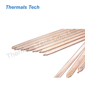 厚さ0.6mmまたは1mmラップトップタブレットPC用の平らな銅ヒートパイプ - Product Image 2