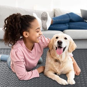 <span class=keywords><strong>Alfombra</strong></span> de suelo de <span class=keywords><strong>EVA</strong></span> con diseño de madera, tipo rompecabezas de piezas divididas - Product Image 5