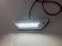 Lumière d'amélioration du périmètre 3W Ambulance LED Lumière Montage en surface Éclairage latéral blanc stable d'urgence