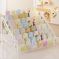 Stands display handphone akrilik multi-layer transparan, organizer pelindung handphone untuk konter toko handphone