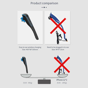 HEALTHPAL OEM ODM Nuevo producto Vibración Inalámbrico Eléctrico <span class=keywords><strong>Mini</strong></span> Handheld Portable Wand Masajeador - Product Image 6