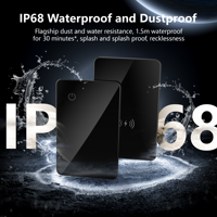 Personnalisation Android IOS Google IP68 Étanche GPS Navigation Globe Tracker Anti-perte Trouver mon portefeuille intelligent Tracker Card