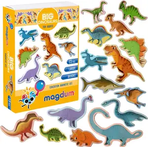 Dinosaur Fridge Magnet Toy Educational Animal Learning Cards Small Fridge Magnets