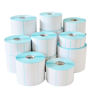 Factory Wholesale Blank 3*2&quot; Direct Thermal Label <strong>Roll</strong> 100*75 50*30 80*60 58*40 Self Adhesive Printer Paper Label For Shipping - Product Image 1