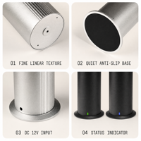 Diffuseur d'arômes intelligent à double liquide métallique, électrique et contrôlé par application, silencieux, pour maison et hôtel, machine à parfum pour salon, OEM